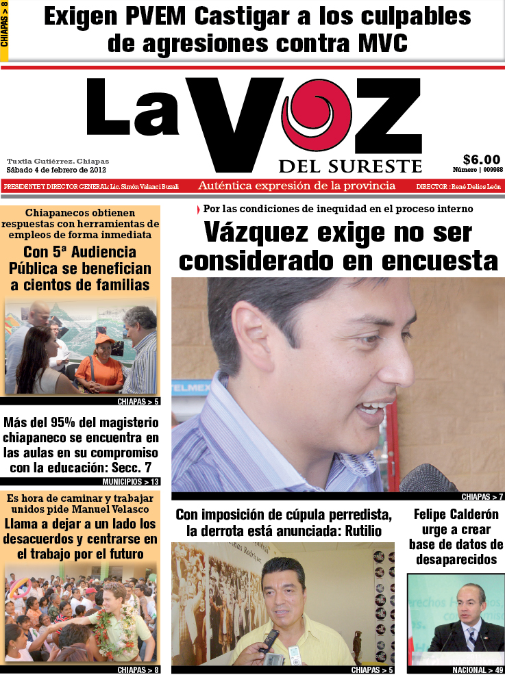 Portada del 2012-02-04