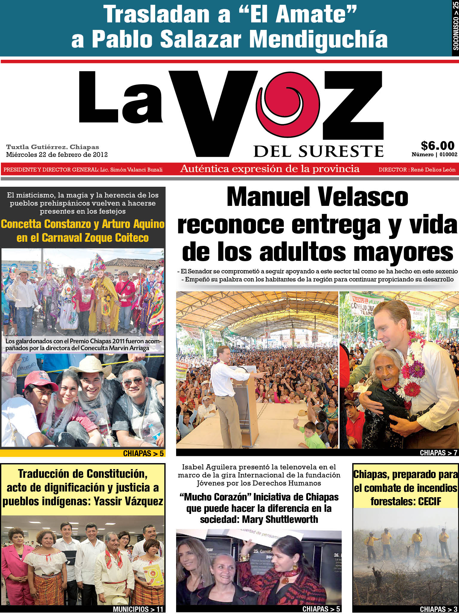 Edici&oacute;n del 2012-02-22